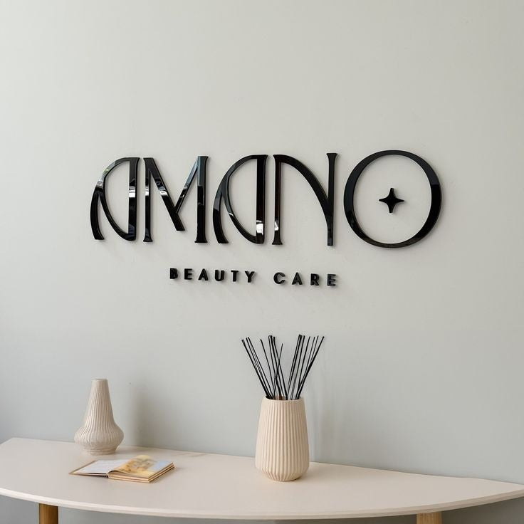 3D Acrylic Logo Wall Sign Standard Colours - Nova Pro Signs