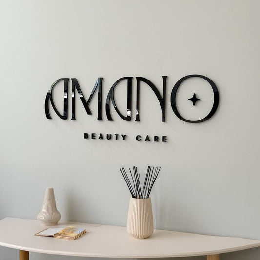 3D Acrylic Logo Wall Sign Standard Colours - Nova Pro Signs