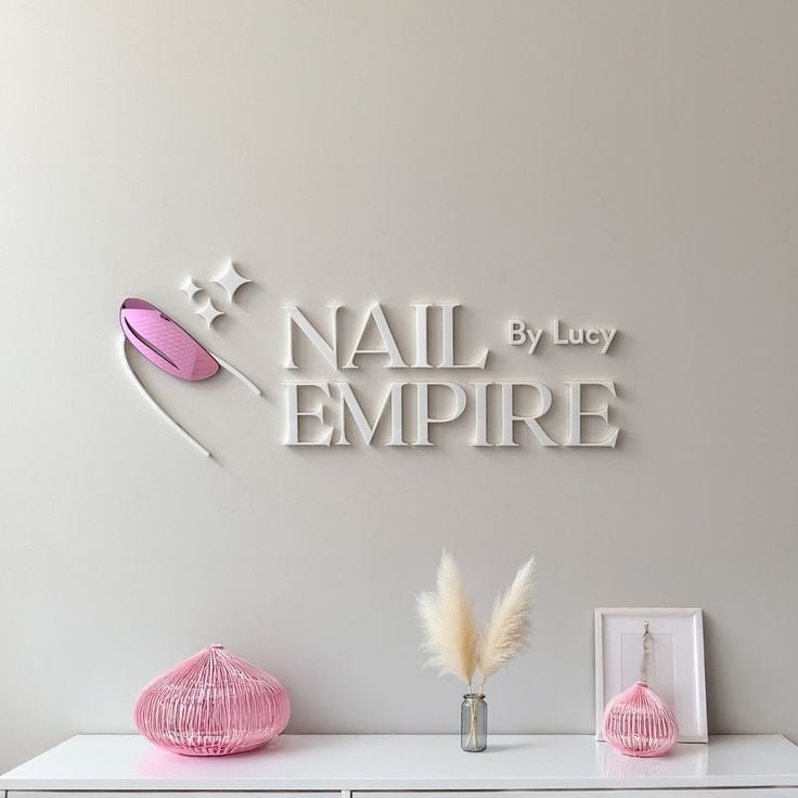 3D Acrylic Logo Wall Sign Standard Colours - Nova Pro Signs