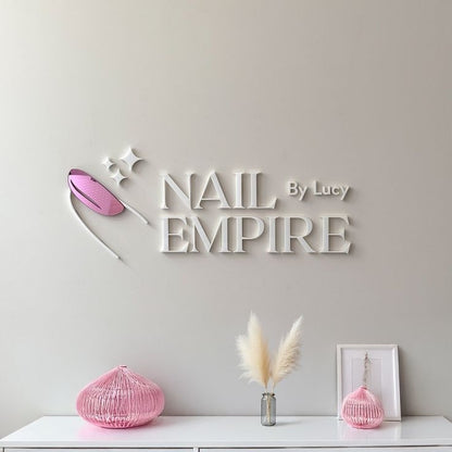3D Acrylic Logo Wall Sign Standard Colours - Nova Pro Signs