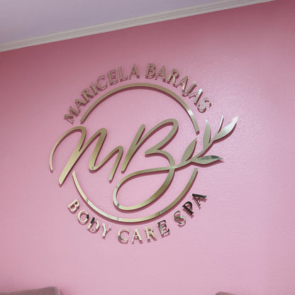 3D Acrylic Logo Wall Sign Standard Colours - Nova Pro Signs
