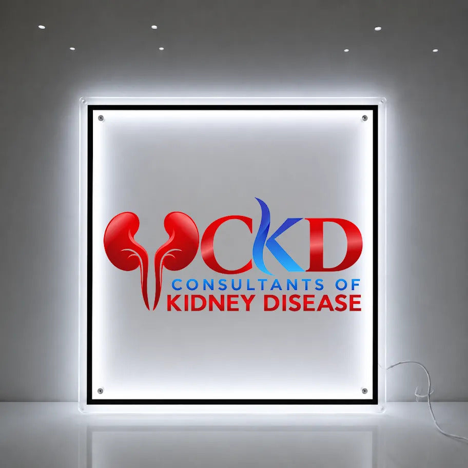 Custom Acrylic Backlit sign for Cindy Hopkins