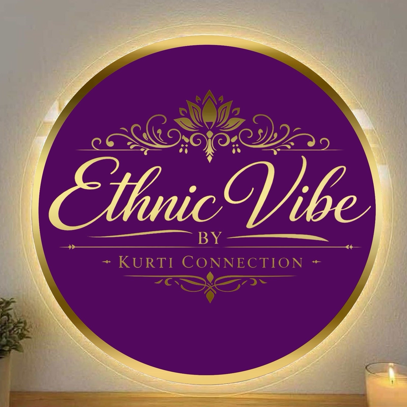 Custom Acrylic backlit Sign for Nidhi Jane - Nova Pro Signs