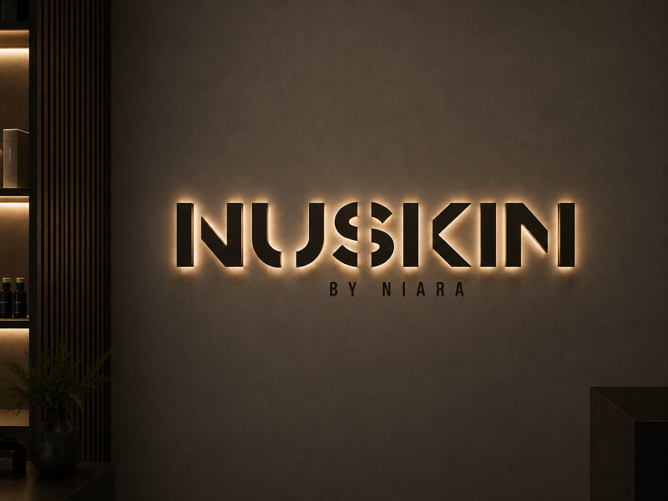 Custom 3D Metal Backlit Sign for Niara Mullings
