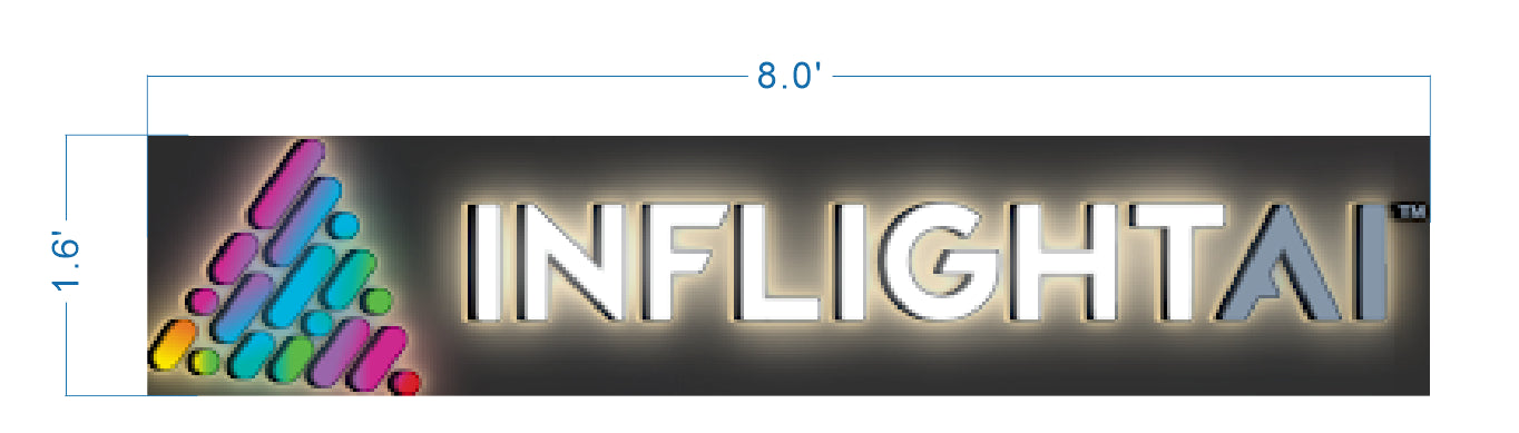 Custom Fabricated Front and Backlit Sign for Chris Nielsen