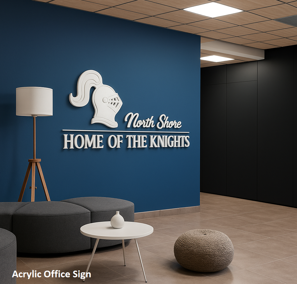 Custom Acrylic Office Sign for Brandon Peck