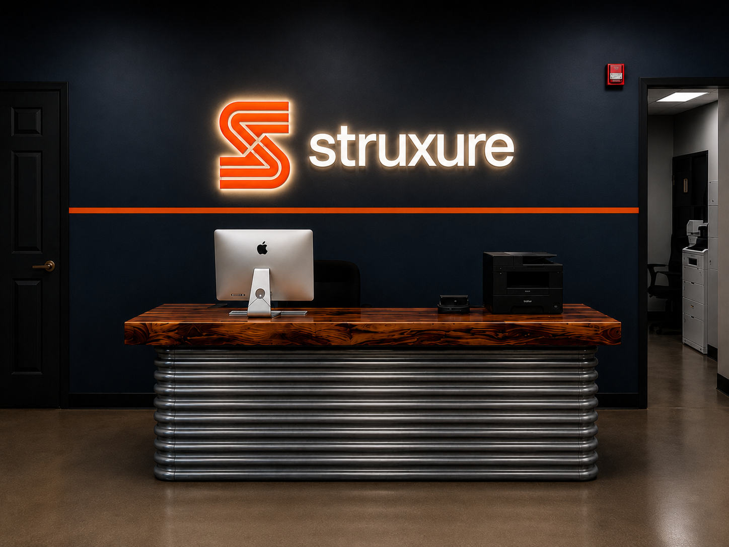 Custom 3D Metal Backlit Sign for Julie Stein