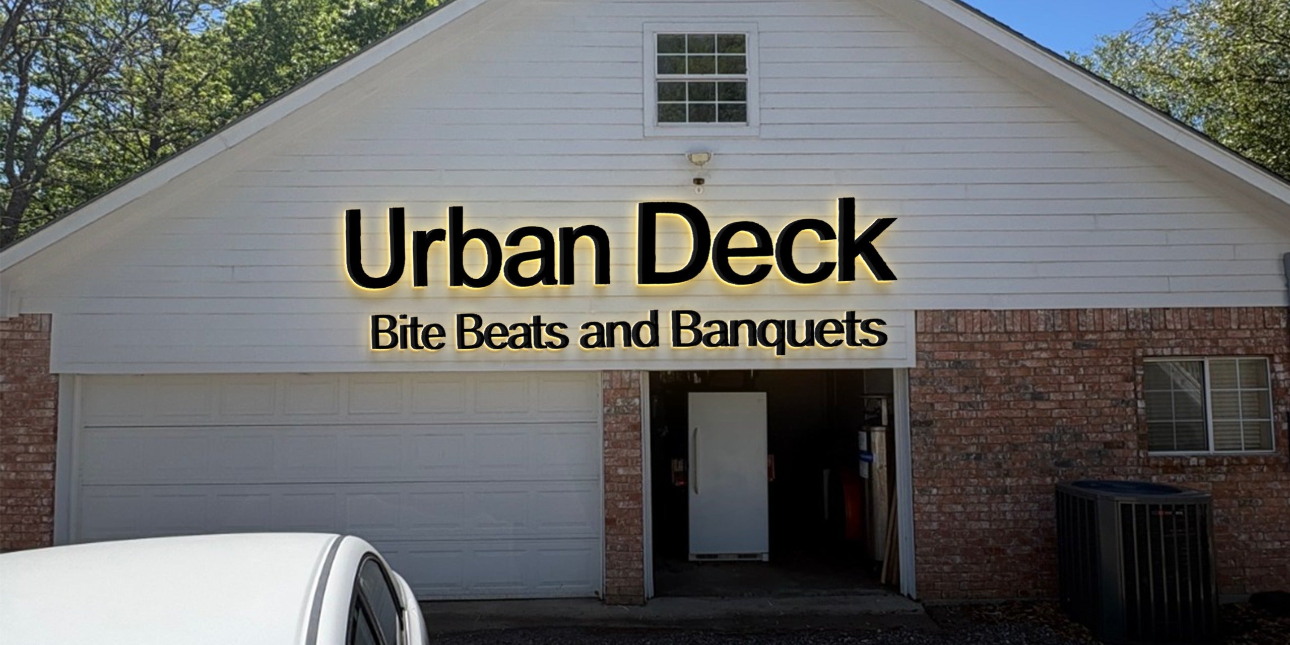Custom Fabricated Backlit Channel Letter Sign for Urban Deck 50% deposit now - Nova Pro Signs