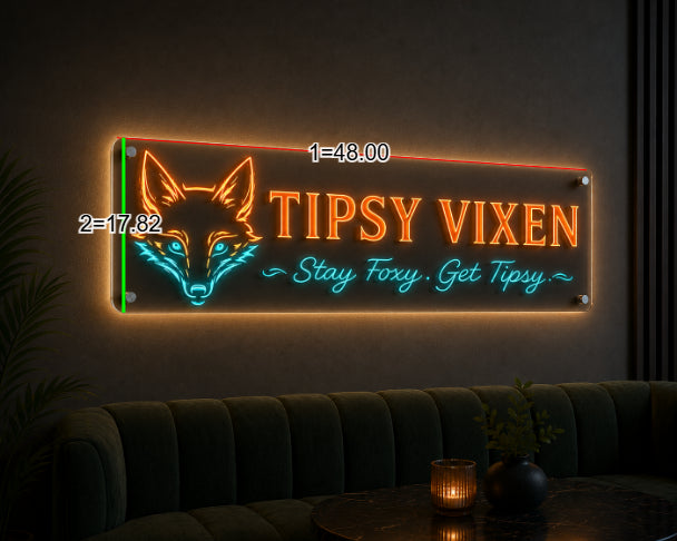 Custom Acrylic backlit Sign for Jennifer Wright
