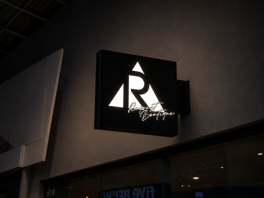 Custom Lightbox Sign for Phillip Broome