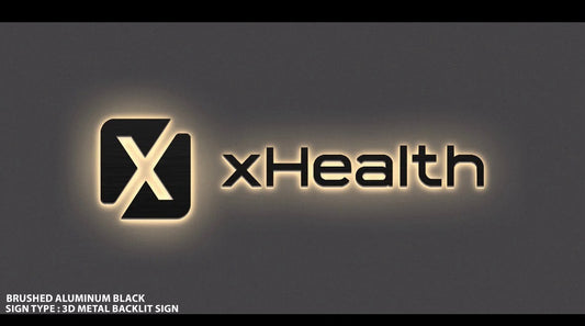 Custom 3D Metal Backlit Sign for Mimi Smith