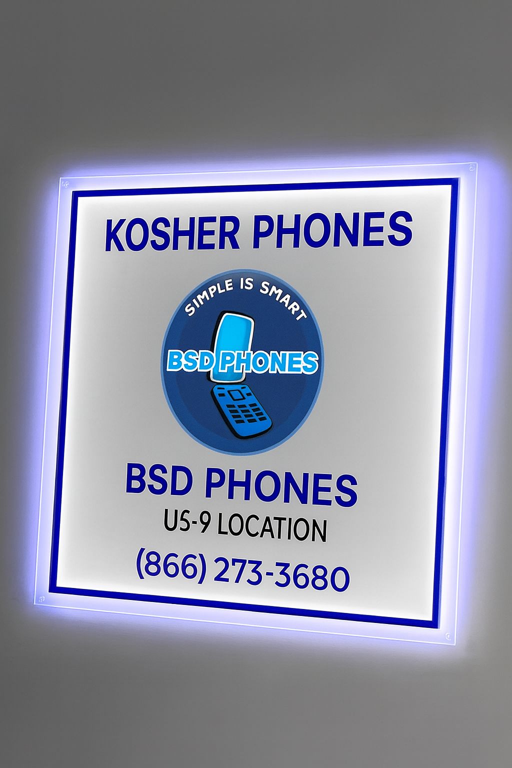 Custom Acrylic backlit Sign for Michal Bokovza - Nova Pro Signs