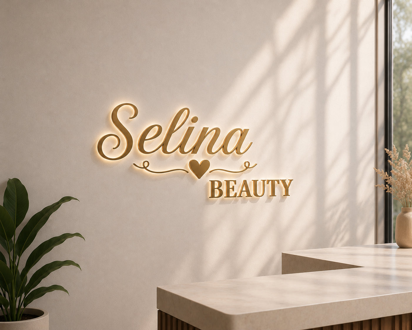 Custom 3D Metal Backlit Sign forJuanita