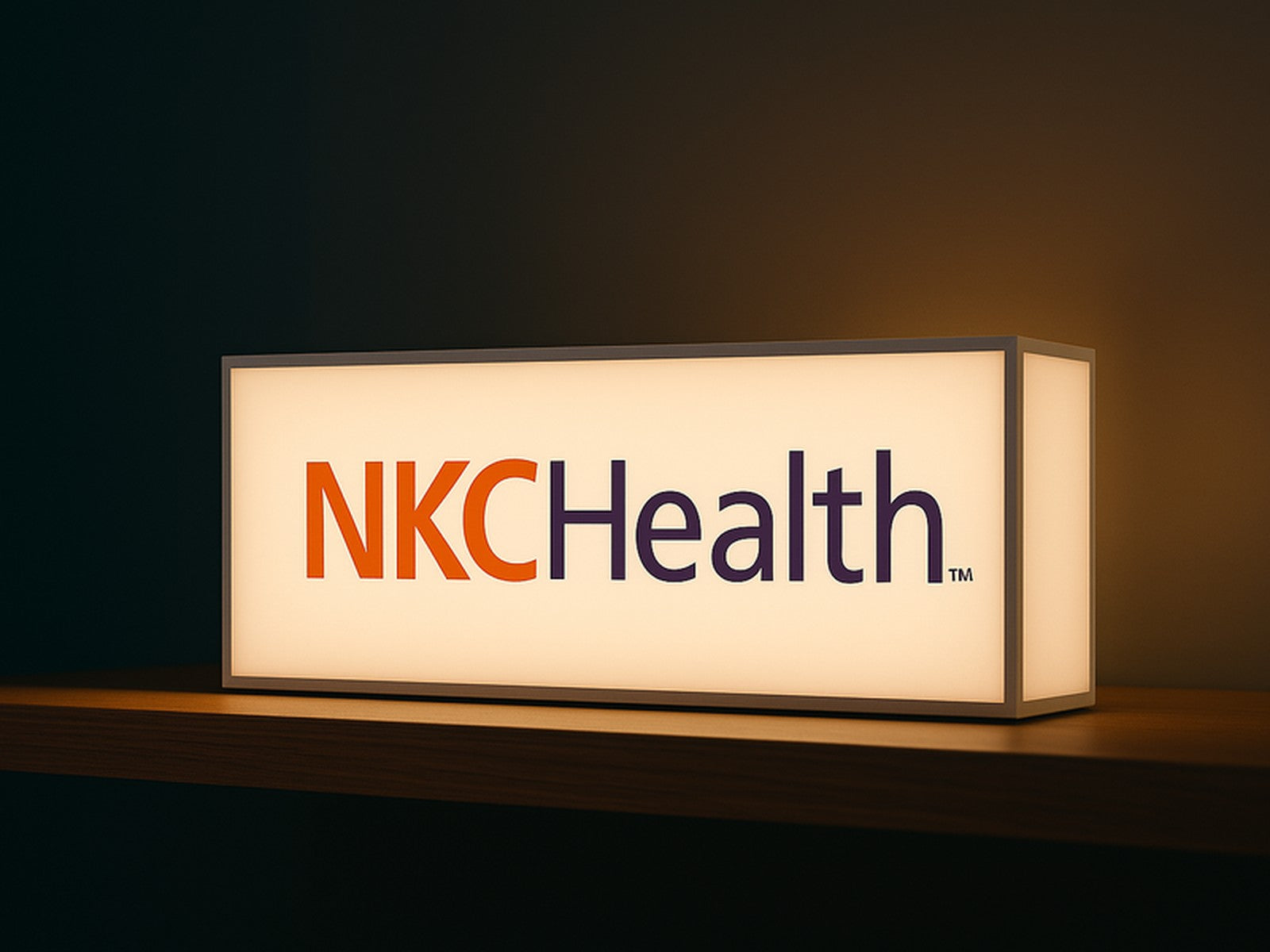 Lightbox cabinet for NKC Health