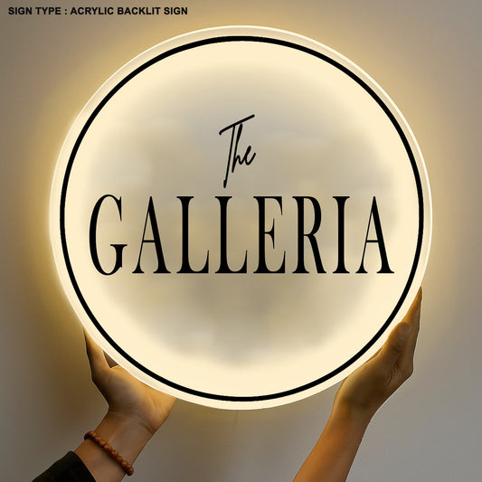 Custom Acrylic backlit Sign for Mary Pro