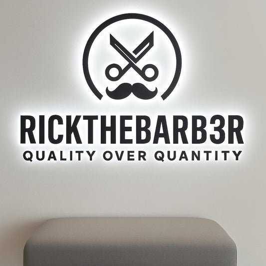 Custom 3D Metal Backlit Sign for Richard Bowser