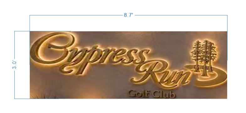 Custom 3D Metal Backlit Sign for Ashley (Copy)