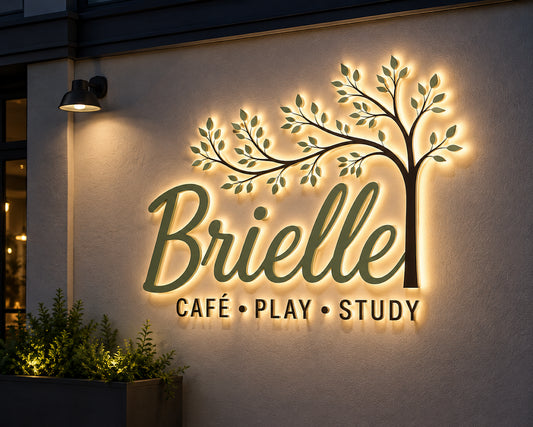 Custom 3D Metal Backlit Sign for Diana with 50% Remaining Payment