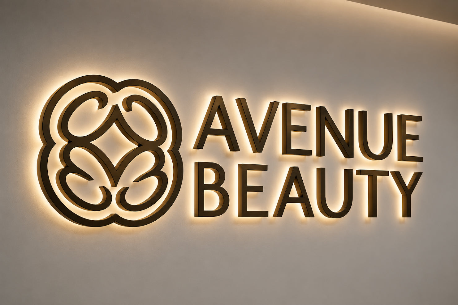 Custom 3D Metal Backlit Sign for Sydney Lambert