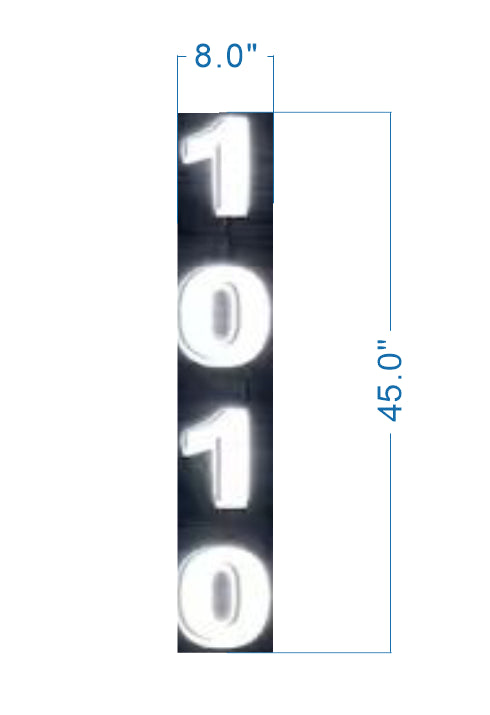 Custom 3D Brushed Finished Metal Backlit Sign for Sanjay Kapoor