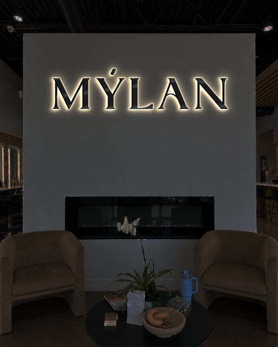 Custom 3D Metal Backlit Sign for NAI TZEO
